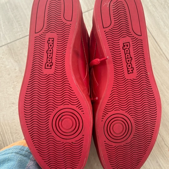 Red Reebok Hightops, size 10.5 - Picture 2 of 5